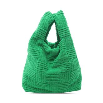 Bottega Veneta Bolso Tote Pre-owned Texturizado para el D&iacute;a a D&iacute;a - Pre-owned - Mujer - Verde - ONE SIZE