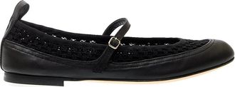 AGL Ballerina Schoen - Dames - Ballerinas - Zwart - 37 EU - Leer - Schoenen