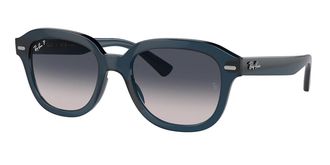 Ray-Ban RB4398F Erik Asian Fit Polarized 667678 Mens Sunglasses Blue Size 53