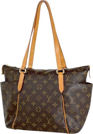 Louis Vuitton Brown Monogram Shoulder Bag Tote Bag (Pre-Owned)