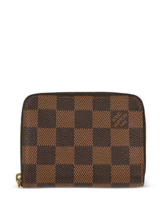 Louis Vuitton 2017 Damier Ebene Zippy wallet - Brown
