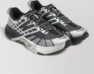 Hoka One One textile low-top sneakers