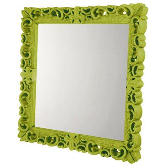 Slide Mirror of Love Verde lime - Grande specchio di design originale Slide colorato moderno barocco camera ingresso sala da pranzo salotto