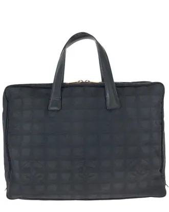 Chanel Black Nylon & Leather Coco Mark Tote (Authentic Pre-Loved)
