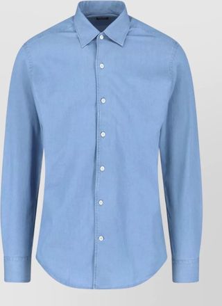 Ermenegildo Zegna long sleeve shirt button down collar