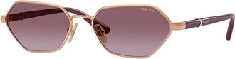 Vogue Eyewear VO4349S 51528H Womens Sunglasses Gold Size 54