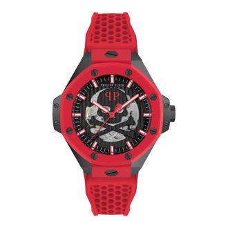 Philipp Plein Plein $keleton Royal - Dames - Horloges - Rood - ONE Size - Accessoires