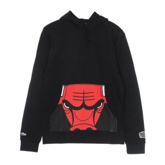 Mitchell & Ness Heren, Sweatshirts & Hoodies, Zwart, Maat: S Katoen
