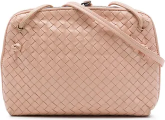 Bottega Veneta Pre-owned Bottega Veneta Nappa Intrecciato Nodini Crossbody Ladies 9S8E74SKHVCRWK03