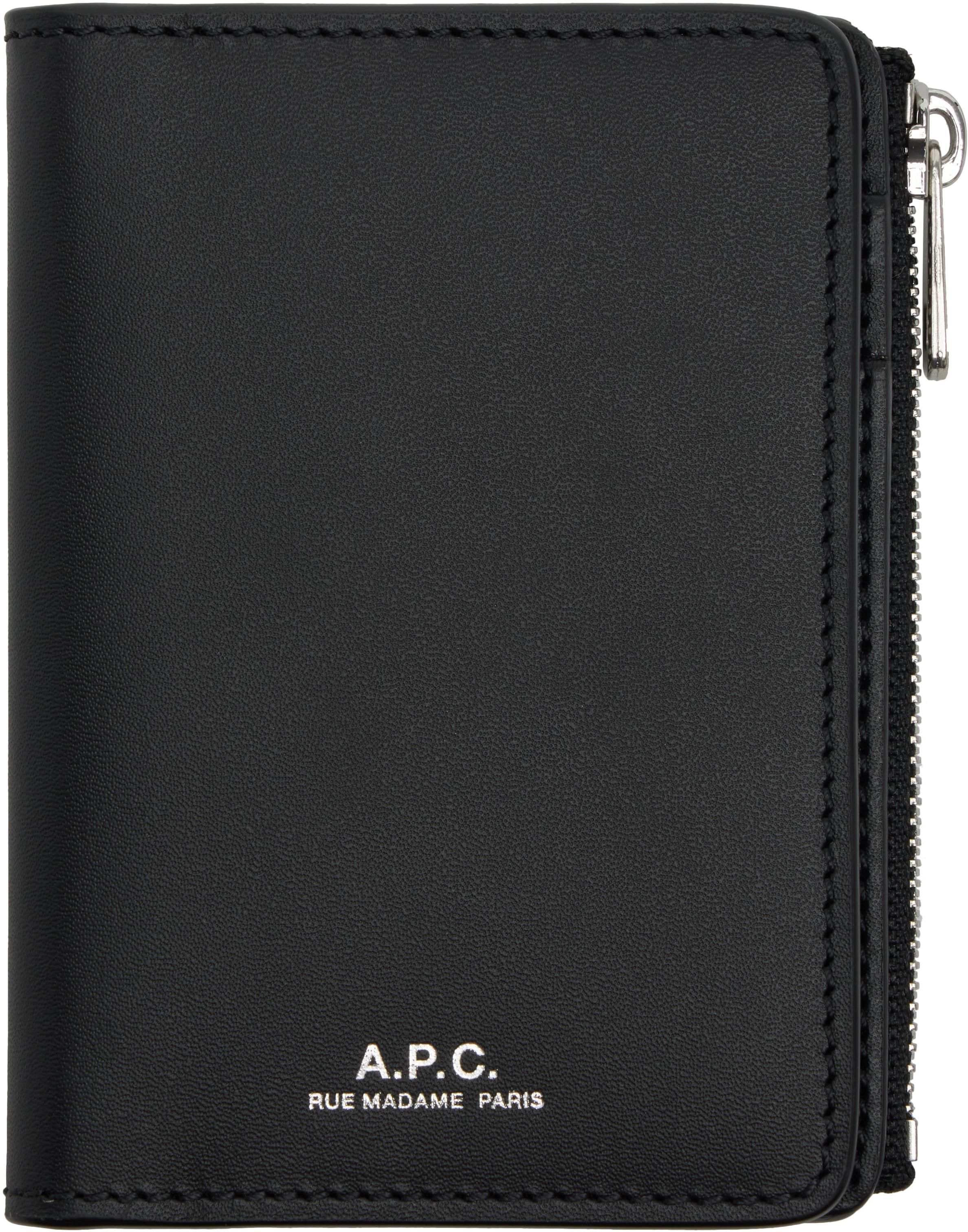★BLACKUP★ Wallet key ring Bag Black Chain P00000CO Black Paffuto Chain Handle Quilted Long Wallet - CHARLES