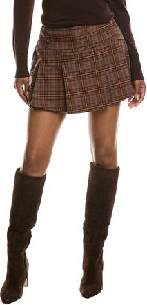 Avec Les Filles Plaid Mini Skirt