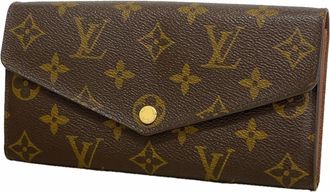 Louis Vuitton Brown Long Wallet (Bi-Fold) (Pre-Owned)