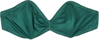 Prada Tops, Dames, Groen, M, Satijn, Top van Satijn