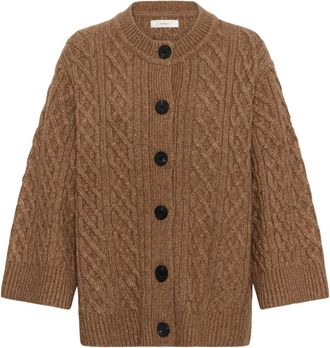 Inwear Taieiw Cardigan - Dames - Vesten - Bruin - 2XS - Katoen - Truien & Vesten