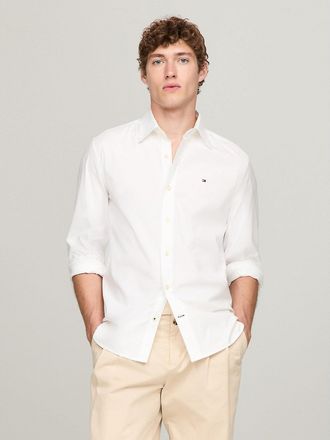 Tommy Hilfiger Mens Stretch Regular Fit Poplin Shirt
