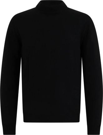 Slowear Trui met opstaande kraag - Heren - Coltruien - Zwart - L - Wol - Truien & Vesten
