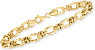 Canaria Canaria 10kt Yellow Gold Oval-Link Bracelet