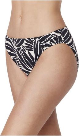 Gottex Comeback Mid Rise Swim Bottom in Black-White at Nordstrom, Size 14