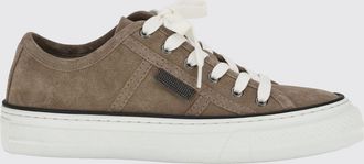 Brunello Cucinelli Sneakers Brunello Cucinelli in camoscio con monile