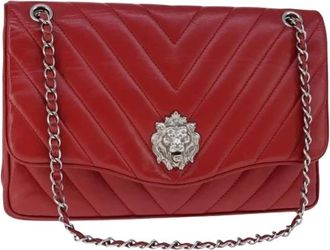Chanel Pre-owned Vintage Schoudertas - Dames - Vintage Schoudertas - Rood - ONE Size - Leer - Vintage