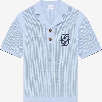 Dr&ocirc;le de Monsieur Poloshirt aus Baumwolle Maille Monogramme