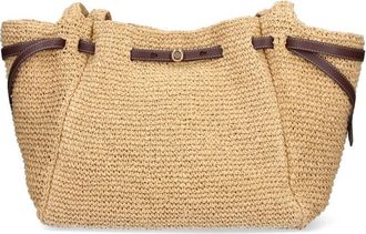 Tory Burch Borsa Tote In Rafia Romy