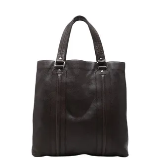 Gucci Brown Leather Tote Bag (Pre-Owned)
