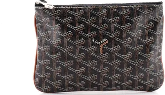 Goyard Senat Zip Pouch Coated Canvas PM