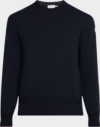 Moncler Mens Cotton Crewneck Sweater