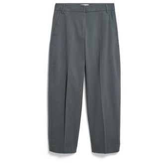 Armedangels Barrel Leg Twill Pant Freizeithose f&uuml;r Damen | grau