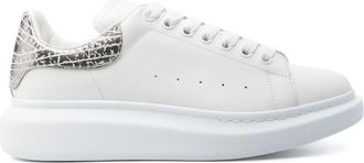 Alexander McQueen Oversized leather sneakers - men - Calf Leather/Calf Leather/Rubber - 45 - White