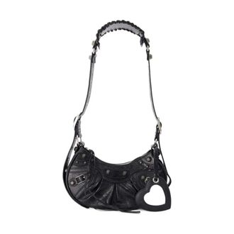 Balenciaga Shoulder Bags, female, Black, Size: ONE SIZE Le Cagole Shoulder Bag XS