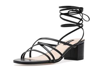 Nine West Aloud Womens Sandals Black : 5.5 M, Faux Leather