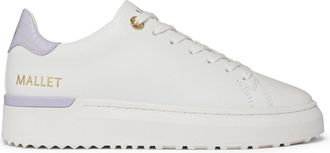 Mallet Footwear Womens GRFTR Lite Trainers in White Leather - Size UK 4