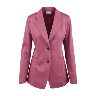 Drumohr Jassen, Dames, Paars, XS, Stijlvolle Damesjas