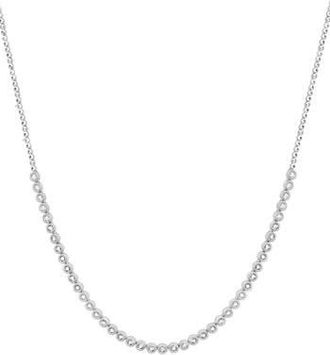Effy Sterling Silver Lab Grown Diamond Frontal Necklace at Nordstrom Rack, Size 18
