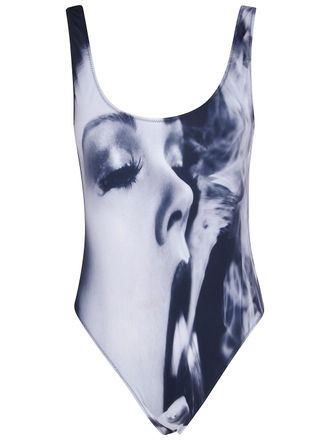 Jean Paul Gaultier Swimsuit Printed Smoking Women