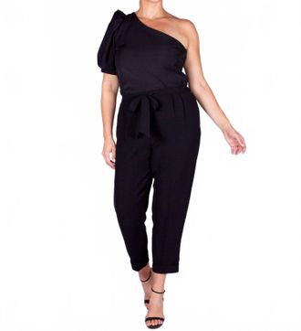 Camilyn Beth Drew Crepe Pants In Black