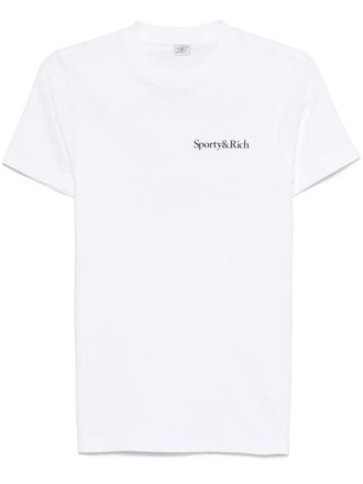 Sporty & Rich Drink More Water T-shirt - White