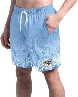 Margaritaville Mens Margaritaville Light Blue Baltimore Ravens Lagoon Fiesta Swim Shorts at Nordstrom, Size Xx-Large