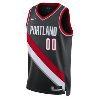 Nike Portland Trail Blazers Icon Edition Nike Mens Dri-FIT NBA Swingman Jersey in Black | DN2020-016