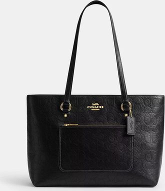 Coach Station Tote Bag In Signature Leather