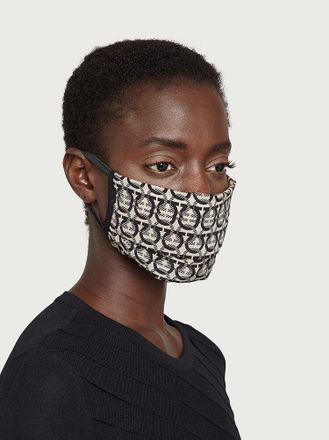Ferragamo Logo Jacquard Scarf - Black