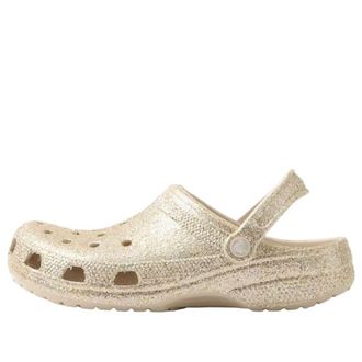Crocs Classic Chunky Glitter Clog Sandstone 212049-0LH