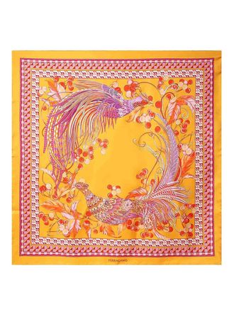 Ferragamo Printed Silk Scarf