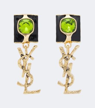 Saint Laurent Cassandre clip-on earrings