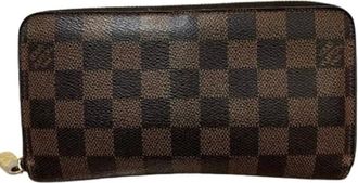 Louis Vuitton Pre-owned Wallets, female, Brown, Size: ONE SIZE Pre-owned Long wallet (bi-fold)