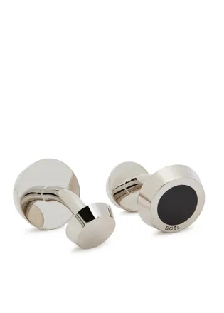 BOSS Boss Simony Enamelled Cufflinks - Silver - One Size