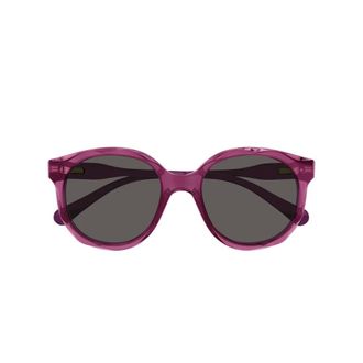 Chlo&eacute; Sunglasses, unisex, Pink, Size: 47 MM Round Sunglasses