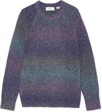 Les Deux Gradient Roundneck Knit - Dames - Ronde hals truien - Veelkleurig - XL - Wol - Truien & Vesten